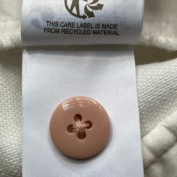 Boden | Carrie | High-Rise Belted Paperbag Ankle-Length Pants | Size 4R | Cream - Picture 8 of 10